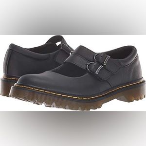 Dr. Martens Women’s Adena III Mary Jane Double Strap Black Shoes Women US Size 9